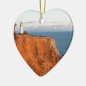 Palos Verdes Leuchtturm Keramik Ornament (Links)