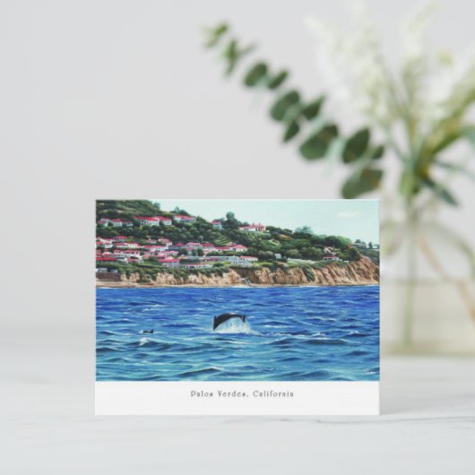 Palos Verdes Postkarte (Stehend Vorderseite)