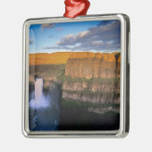 Palouse Falls in Washington Silbernes Ornament (Links)