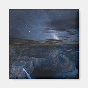 Palouse Falls Park & Milky Way Washingtoner Staa Magnet