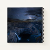 Palouse Falls Park & Milky Way | Washingtoner Staa Notizblock (Rückseite)