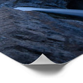 Palouse Falls Park & Milky Way | Washingtoner Staa Poster (Ecke)