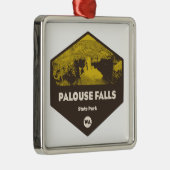 Palouse Falls Staat Park Washington Ornament Aus Metall (Rechts)