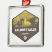 Palouse Falls Staat Park Washington Ornament Aus Metall (Links)