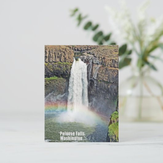 Palouse Falls Staat Park, Washington Postkarte (Stehend Vorderseite)