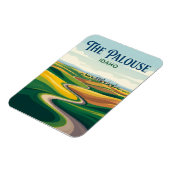 Palouse-Hügelland Idaho Magnet (Linke Seite)