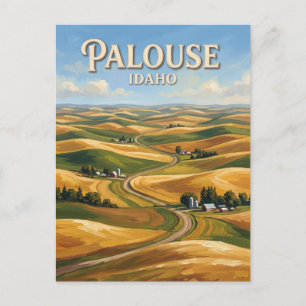 Palouse Idaho Postkarte