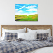 Palouse Leinwanddruck (Insitu (Schlafzimmer))