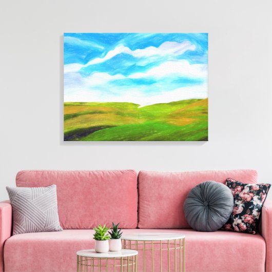 Palouse Leinwanddruck (Insitu (Wohnzimmer))