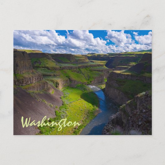 Palouse River Canyon Washington Staat Postkarte (Vorderseite)