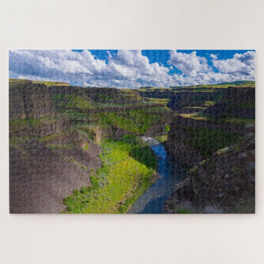 Palouse River Canyon Washington Staat Schwierigkei Puzzle (Horizontal)