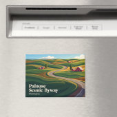 Palouse Scenic Byway USA Magnet (In Situ (Geschirrspüler))