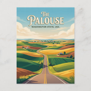 Palouse Scenic Byway USA Postkarte