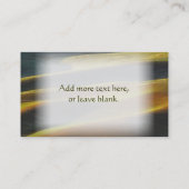 Palouse Sonnenaufgang Visitenkarte (Rückseite)