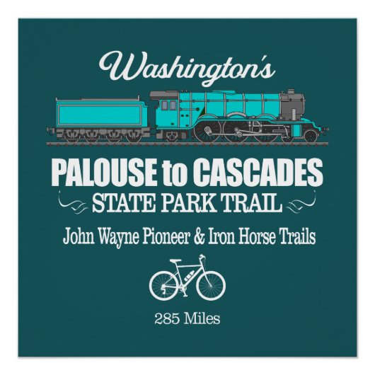Palouse to Cascades SPT (RT2) Poster (Vorderseite)