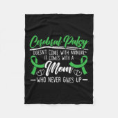 Palsy Awareness Brain Alzheimerheimer Fleecedecke (Vorderseite)