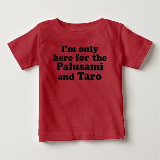 Palusami und Taro Baby T-shirt (Vorderseite)