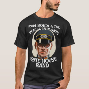 Pam Bondi & Die Penis-Implantate JD Vance Patel T-Shirt