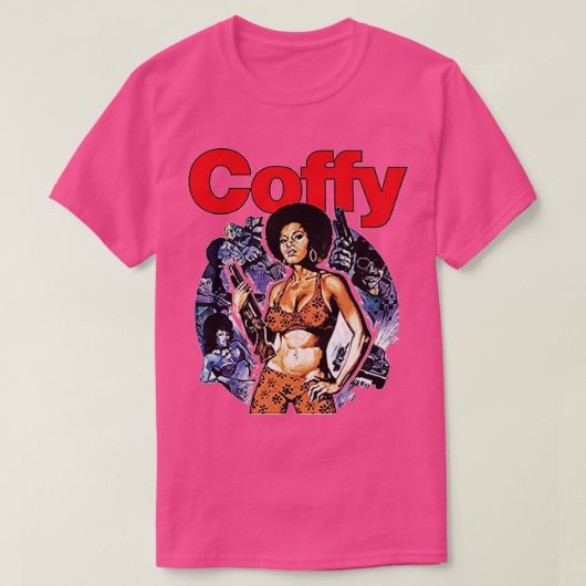 Pam Grier Coffy T-Shirt (Design vorne)
