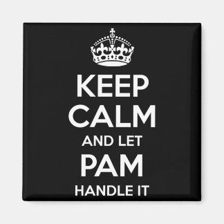 Pam Keep Calm Personalisierter Name Lustiger Gebur Magnet