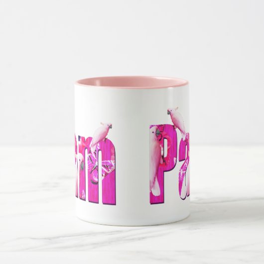 Pam, Logo mit weißen Paprika, Tasse (Zentrum)