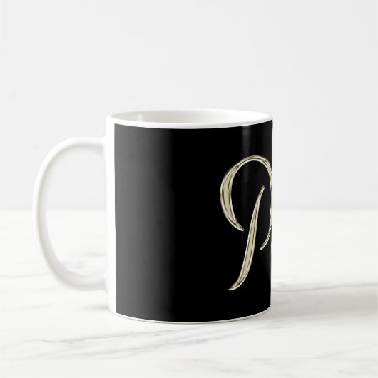 Pam white gold Handwriting Tasse Kaffeetasse (Links)