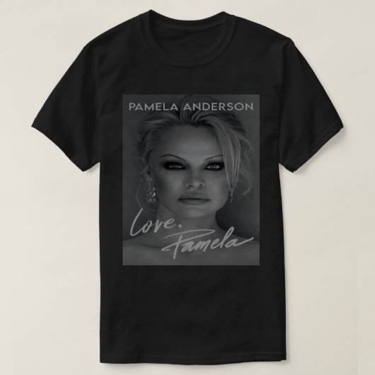 Pamela Anderson American Actress 1967 T-Shirt (Design vorne)