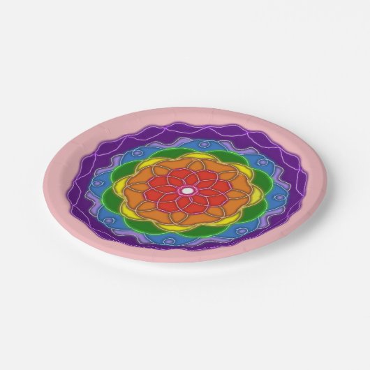 Pamela Design Pappteller (Schrägansicht)