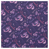 Pamela Letter P Monogram Herz Blume Stoff (Muster)