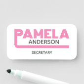 Pamela Name Tag Namensschild (Beispiel)