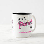 Pamela, was man nicht verstehen würde, was man hei zweifarbige tasse (VorderseiteRechts)