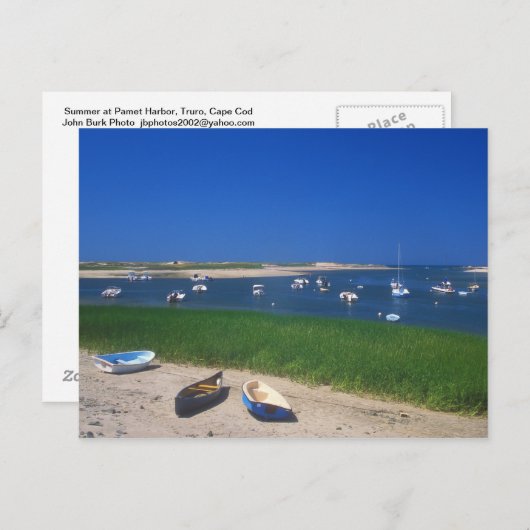 Pamet Harbour Truro Cape Cod Postkarte (Vorne/Hinten)