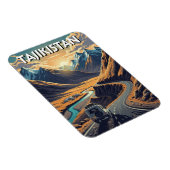 Pamir-Highway Tadschikistan Reise Magnet (Rechte Seite)