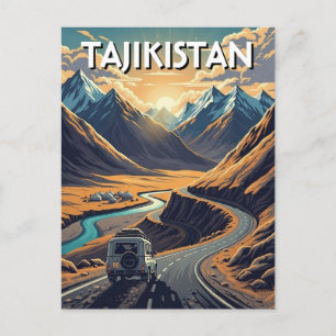 Pamir-Highway Tadschikistan Reise  Postkarte