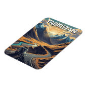 Pamir Highway Tajikistan Travel Magnet (Linke Seite)