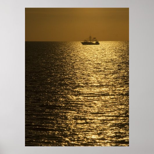 Pamlico Sound Sunset Poster (Vorne)