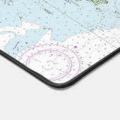 Pamlico Sound Western Part Nautical Chart 11548 Schreibtischunterlage (Ecke)