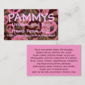PAMMYS, http://www.zazzle.com/pammys*.. Visitenkarte (Vorne/Hinten)