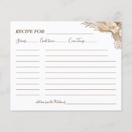 Pampa Grass Rezept Karte