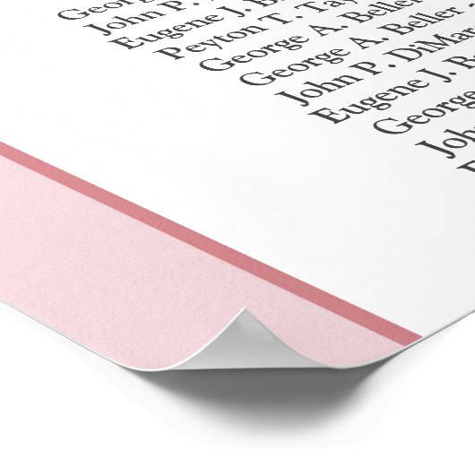 Pampas boho arch Alphabetisch Poster (Ecke)