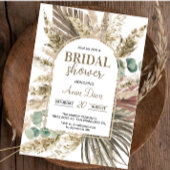 Pampas Boho Brida Dusche Einladung