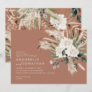 Pampas eucalyptus Moderne rustikale Terracotta Hoc