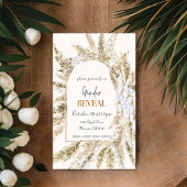 Pampas-Gender-Aufdeckung Einladung