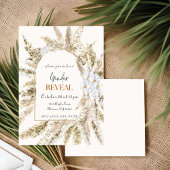 Pampas-Gender-Aufdeckung Einladung