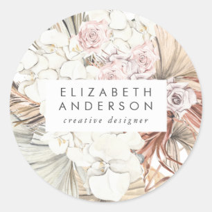 Pampas-Geschäft Runder Aufkleber