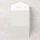 Pampas getrocknete Blume Keine Eltern Hochzeit All In One Einladung (Außenbereich)