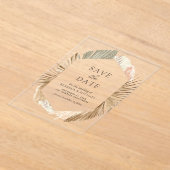 Pampas-getrocknete Palm-Blätter Hochzeitssache Spe Acryleinladungen (Ablage )