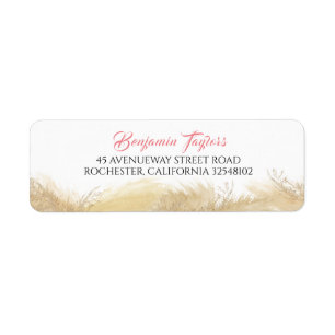 Pampas Gras Aquarell Exotisch