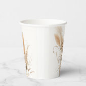 Pampas Gras Baby Dusche Pappbecher (Rechts)