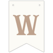 Pampas Gras Baby Dusche Wimpelkette (Zweite Fahne)